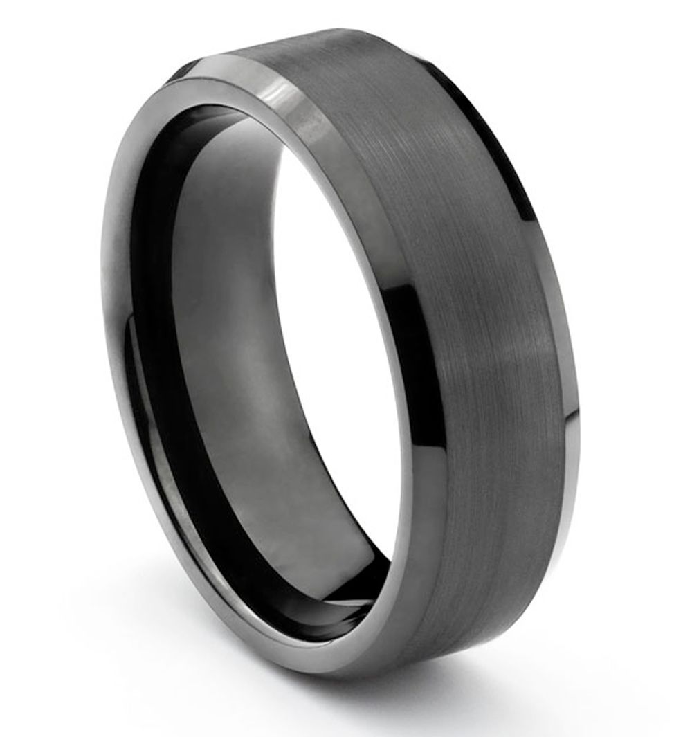 TungstenMasters 8MM//6MM//4MM TITANIUM Mens//Womens Matte Silver Wedding Band Ring